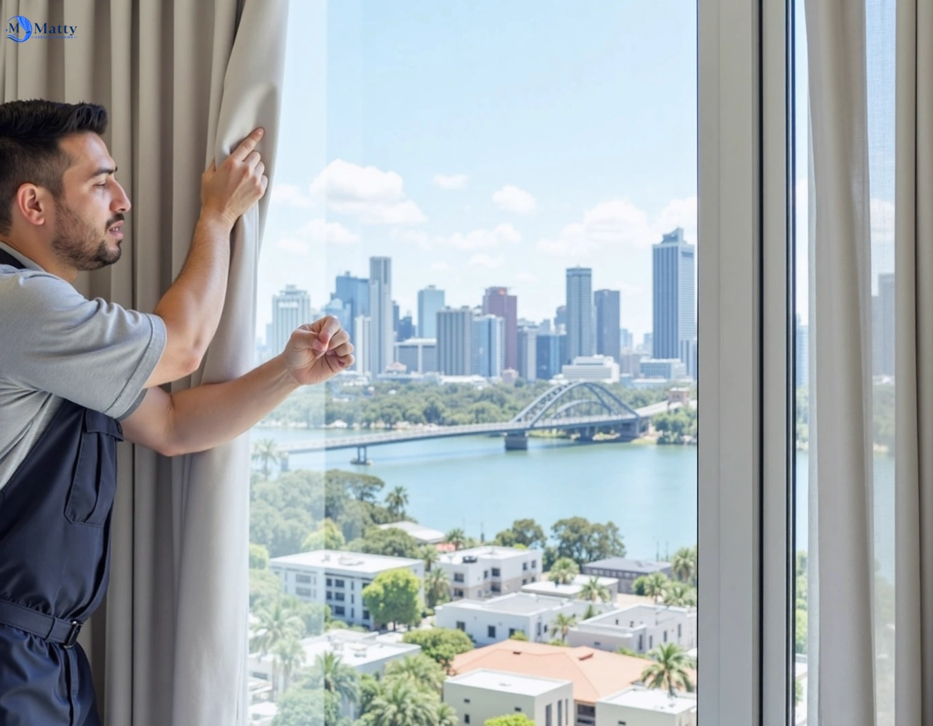 Professional curtain steam cleaning service soldiers-hill-vic QLD by Matty Curtain Cleaning