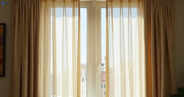 Dull dusty drapes in soldiers-hill-vic before professional cleaning
